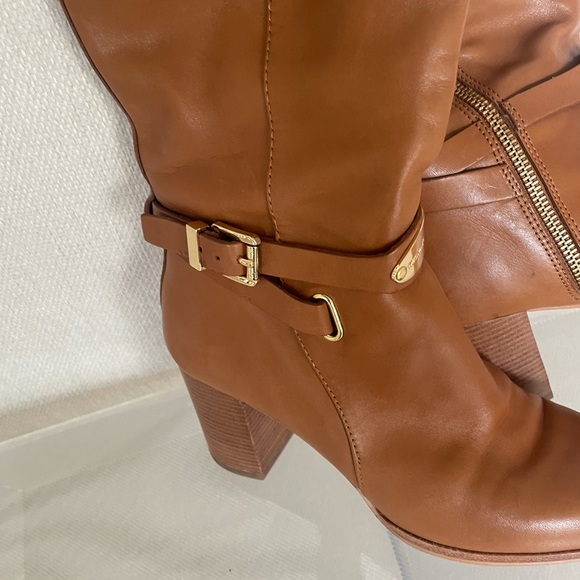 Michael Kors Tan Leather Boot - Picture 4 of 7